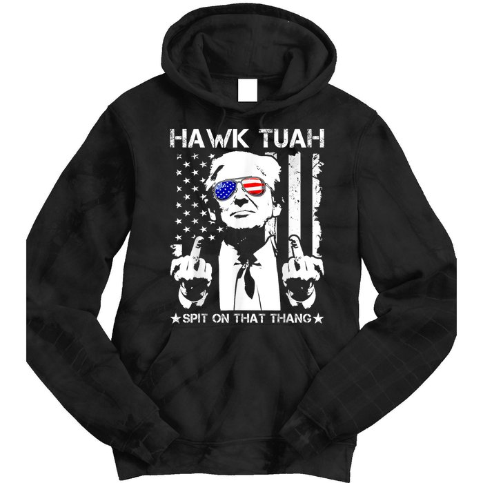 Hawk Tush Spit On That Thang Viral Election Parody Tie Dye Hoodie