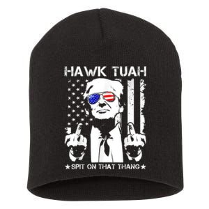 Hawk Tush Spit On That Thang Viral Election Parody Short Acrylic Beanie