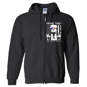 Hawk Tush Spit On That Thang Viral Election Parody Full Zip Hoodie