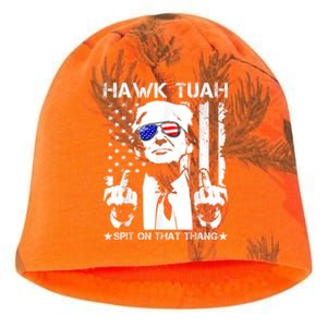 Hawk Tush Spit On That Thang Viral Election Parody Kati - Camo Knit Beanie