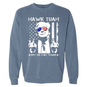 Hawk Tush Spit On That Thang Viral Election Parody Garment-Dyed Sweatshirt