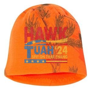 Hawk Tush Spit On That Thing Presidential Candidate Parody Kati - Camo Knit Beanie