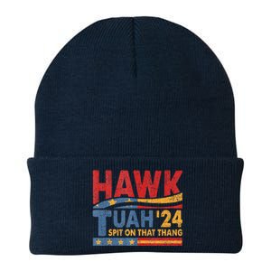 Hawk Tush Spit On That Thing Presidential Candidate Parody Knit Cap Winter Beanie