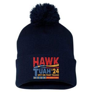 Hawk Tush Spit On That Thing Presidential Candidate Parody Pom Pom 12in Knit Beanie