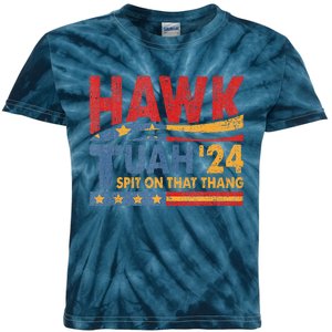 Hawk Tush Spit On That Thing Presidential Candidate Parody Kids Tie-Dye T-Shirt