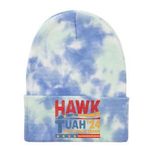 Hawk Tush Spit On That Thing Presidential Candidate Parody Tie Dye 12in Knit Beanie