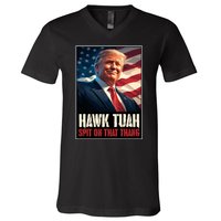 Hawk Tush Spit On That Thang Viral Election Parody V-Neck T-Shirt