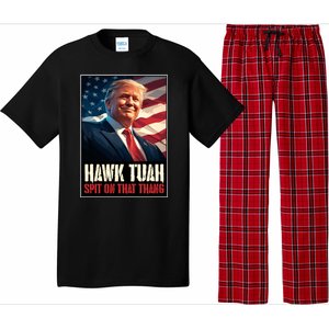 Hawk Tush Spit On That Thang Viral Election Parody Pajama Set