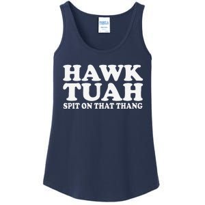 Hawk Tush Spit On That Thing Funny Viral Saying Parody Ladies Essential Tank