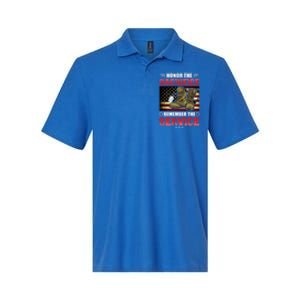 Honor The Sacrifice Remember The Service Veteran Great Gift Softstyle Adult Sport Polo