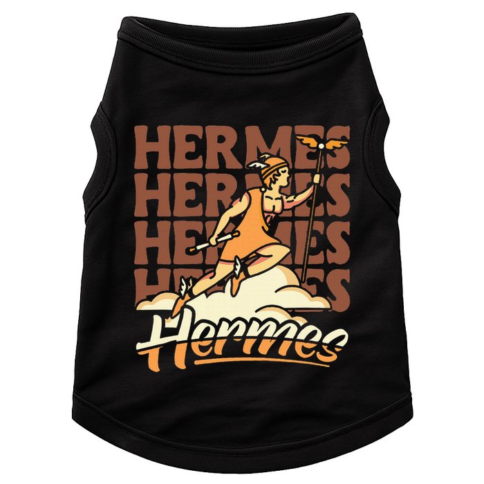 Hermes The Swiftfooted Greek God Of Commerce & Messages Doggie Tank