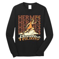 Hermes The Swiftfooted Greek God Of Commerce & Messages Long Sleeve Shirt