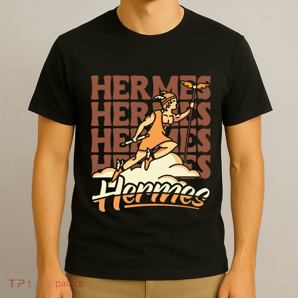 Hermes The Swiftfooted Greek God Of Commerce & Messages T-Shirt