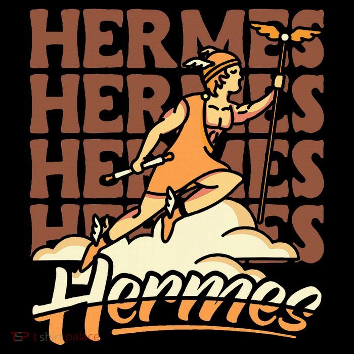 Hermes The Swiftfooted Greek God Of Commerce & Messages T-Shirt
