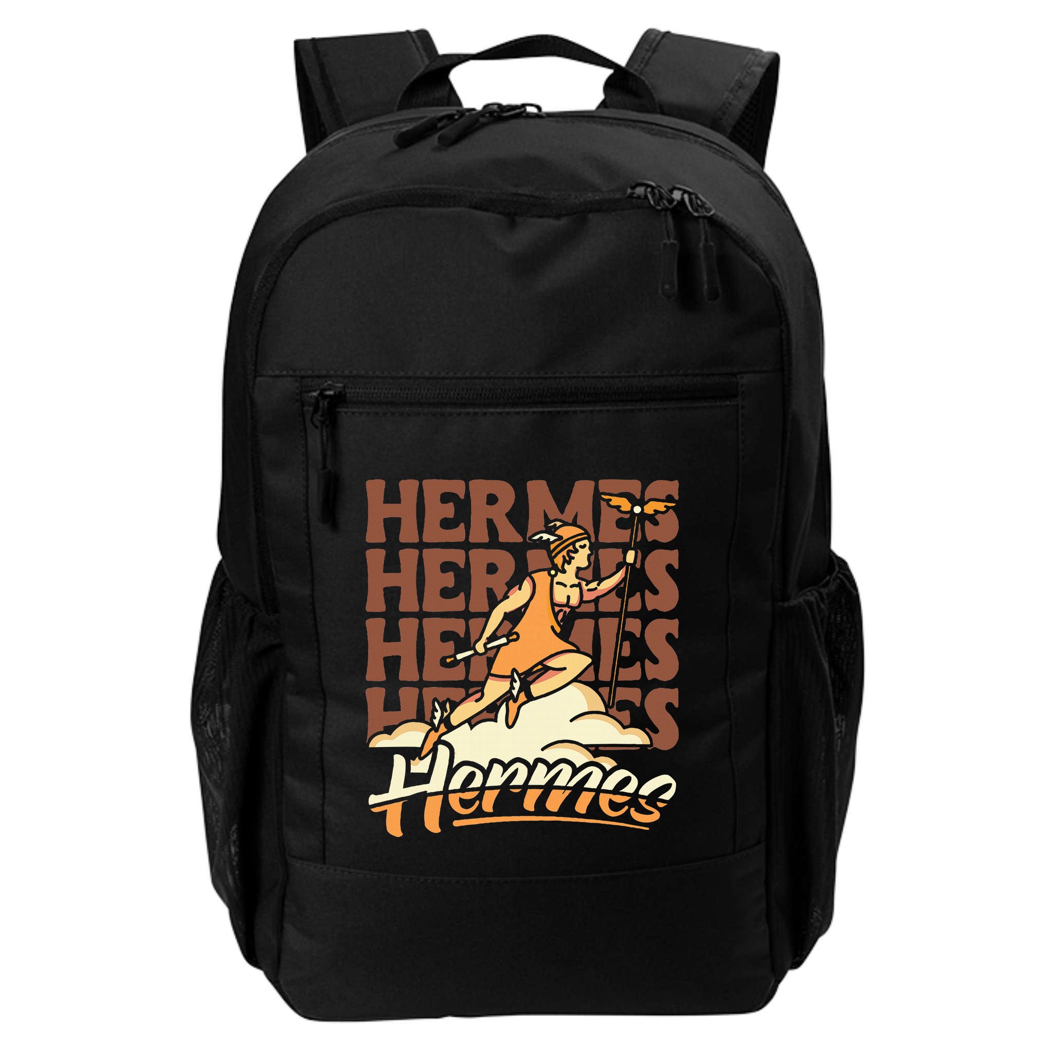 Hermes The Swiftfooted Greek God Of Commerce & Messages Backpack