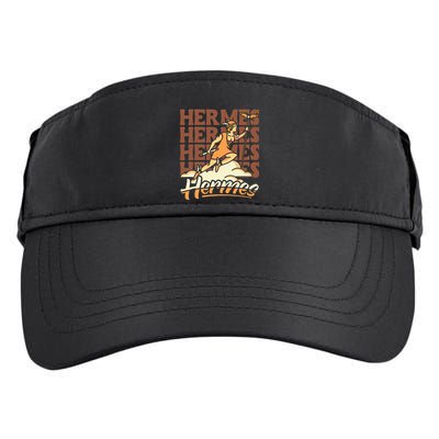 Hermes The Swiftfooted Greek God Of Commerce & Messages Adult Drive Performance Visor