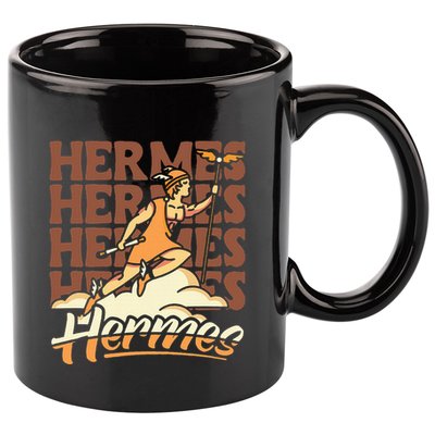 Hermes The Swiftfooted Greek God Of Commerce & Messages 11oz C Handle Ceramic Mug