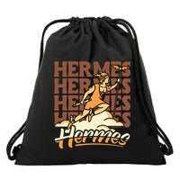 Hermes The Swiftfooted Greek God Of Commerce & Messages Drawstring Bag