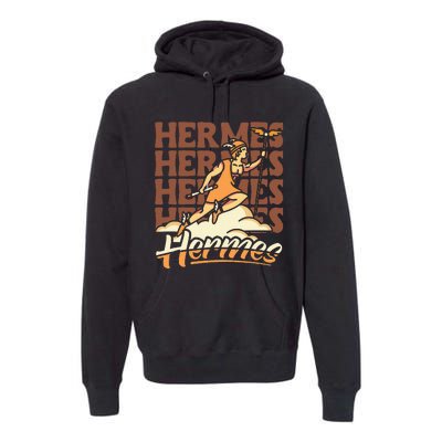 Hermes The Swiftfooted Greek God Of Commerce & Messages Premium Hoodie