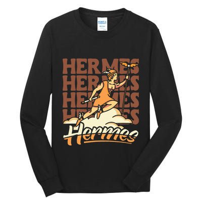 Hermes The Swiftfooted Greek God Of Commerce & Messages Tall Long Sleeve T-Shirt