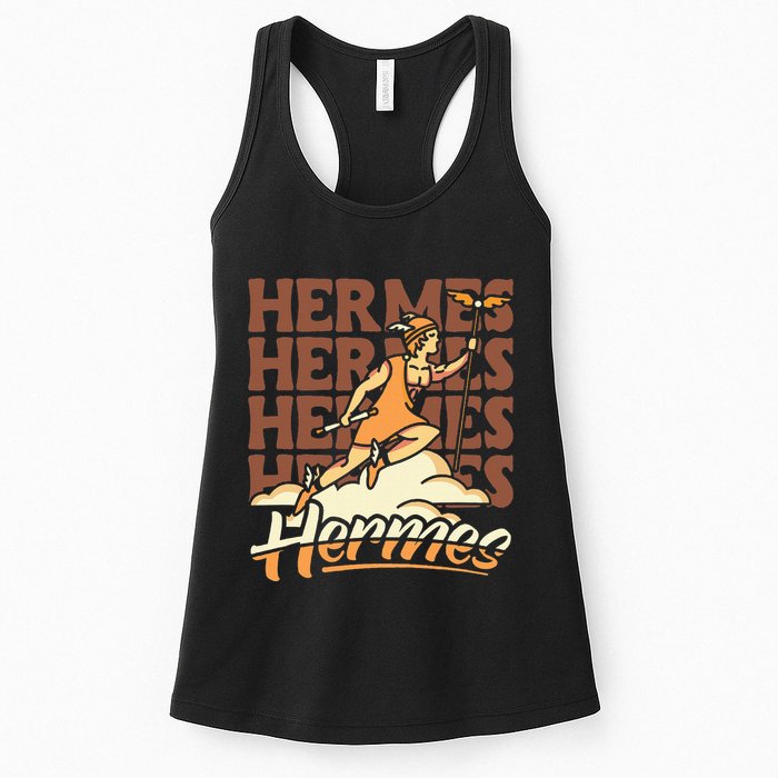 Hermes The Swiftfooted Greek God Of Commerce & Messages Womens Tank Top