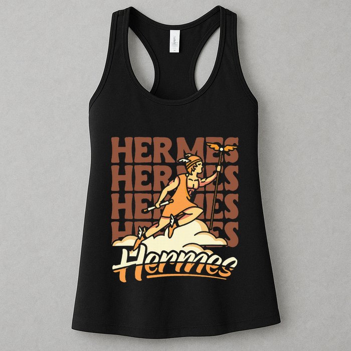 Hermes The Swiftfooted Greek God Of Commerce & Messages Womens Tank Top