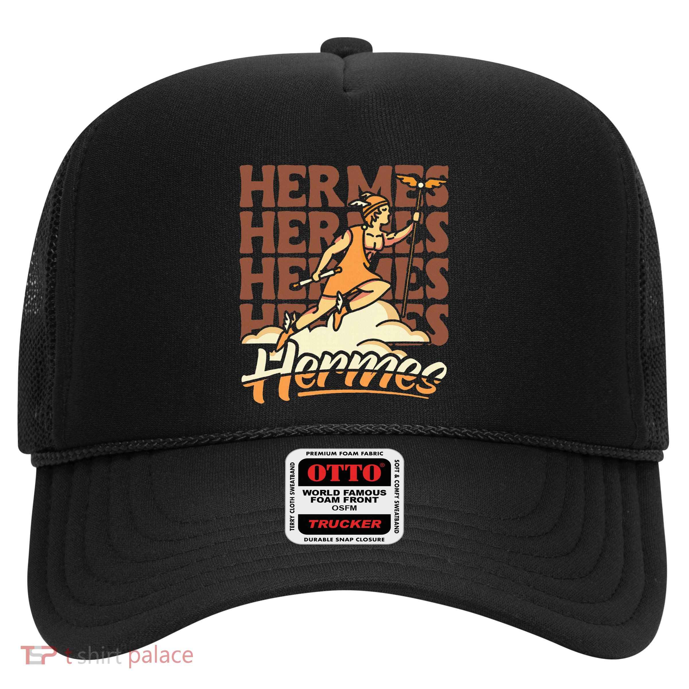 Hermes The Swiftfooted Greek God Of Commerce & Messages Trucker Hat