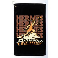 Hermes The Swiftfooted Greek God Of Commerce & Messages Golf Towel