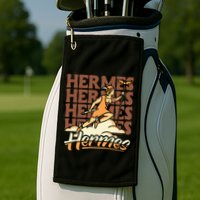 Hermes The Swiftfooted Greek God Of Commerce & Messages Golf Towel