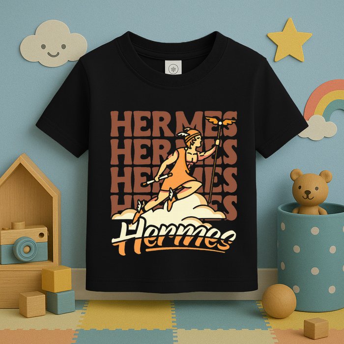Hermes The Swiftfooted Greek God Of Commerce & Messages Toddler T-Shirt