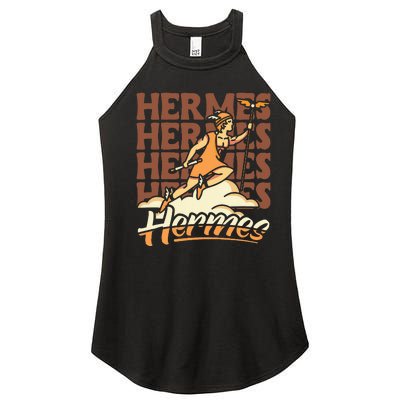 Hermes The Swiftfooted Greek God Of Commerce & Messages Women’s Perfect Tri Rocker Tank