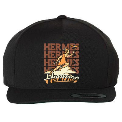 Hermes The Swiftfooted Greek God Of Commerce & Messages Wool Snapback Cap