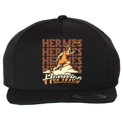 Hermes The Swiftfooted Greek God Of Commerce & Messages Wool Snapback Cap