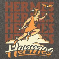 Hermes The Swiftfooted Greek God Of Commerce & Messages Cotton Canvas Backpack