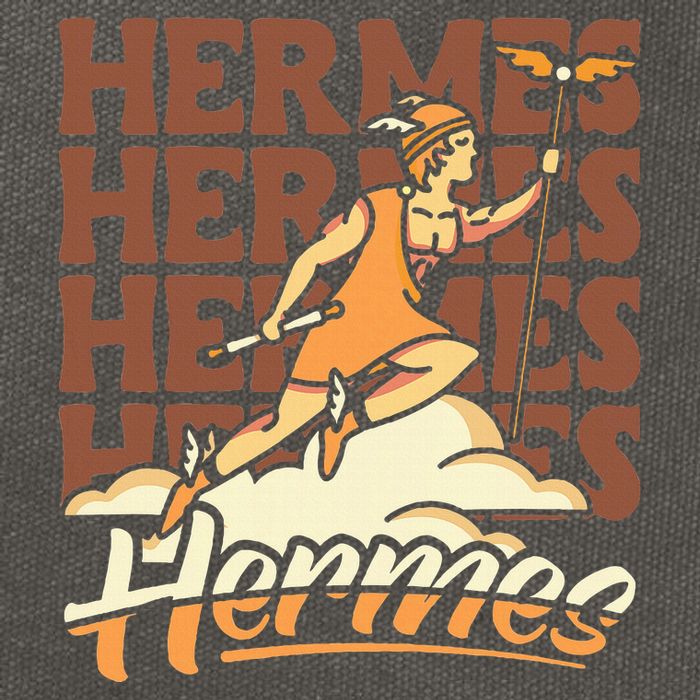 Hermes The Swiftfooted Greek God Of Commerce & Messages Cotton Canvas Backpack