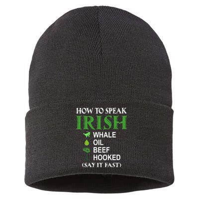 How To Speak Irish Sustainable Knit Beanie