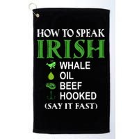 How To Speak Irish Golf Towel