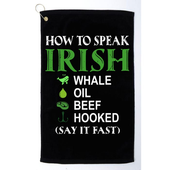 How To Speak Irish Golf Towel