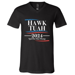 Hawk Tush Spit On That Thing Viral Election Parody V-Neck T-Shirt