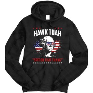 Hawk Tush Spit On That Thing Funny Tie Dye Hoodie