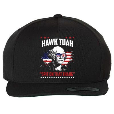 Hawk Tush Spit On That Thing Funny Wool Snapback Cap