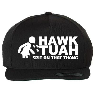 Hawk Tuah Spit On That Thang Funny Interview Wool Snapback Cap