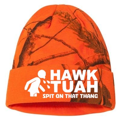 Hawk Tuah Spit On That Thang Funny Interview Kati Licensed 12" Camo Beanie