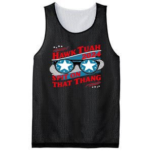 Hawk Tush Spit On That Thang Viral Election Parody Mesh Reversible Basketball Jersey Tank