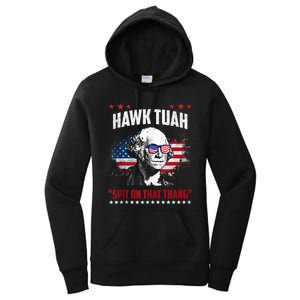 Hawk Tush Spit On That Thing Funny Women's Pullover Hoodie