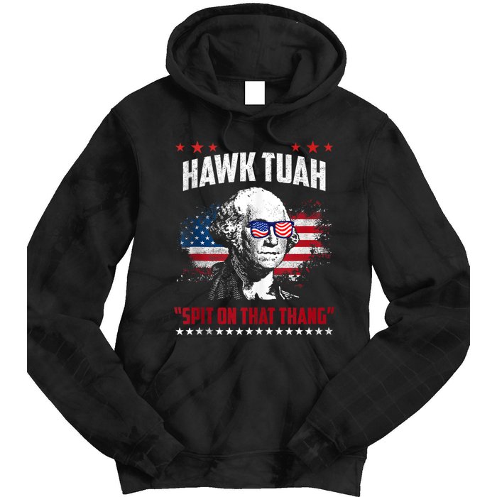 Hawk Tush Spit On That Thing Funny Tie Dye Hoodie