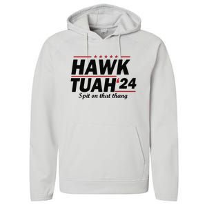 Hawk Tush Spit On That Thing Presidential Candidate Parody Performance Fleece Hoodie