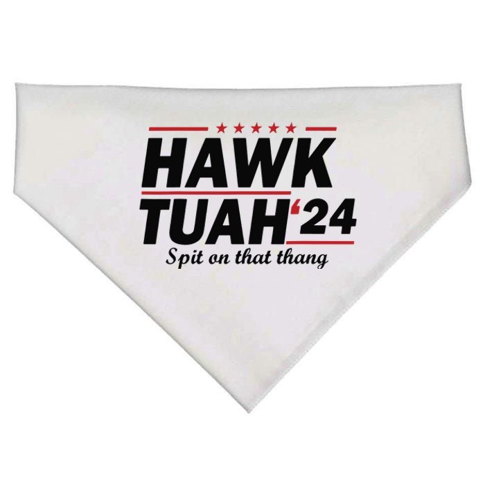 Hawk Tush Spit On That Thing Presidential Candidate Parody USA-Made Doggie Bandana