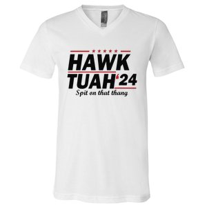 Hawk Tush Spit On That Thing Presidential Candidate Parody V-Neck T-Shirt