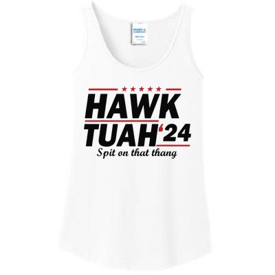 Hawk Tush Spit On That Thing Presidential Candidate Parody Ladies Essential Tank